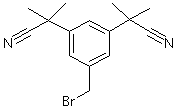5-(Bromomethyl)-a,a,a',a'-Tetramethyl-1,3-Benzenediacetonitrile /anastrozole intermediate