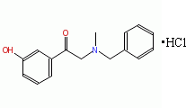 α-(N-Benzyl-N-methylamino)-m-hydroxy-acetophenone