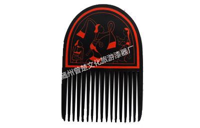 Lacquer wooden comb