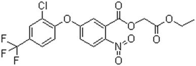 Fluoroglycofen-ethyl, Fluoroglycofen ethyl ester, Ethoxy-2-oxoethyl (5-2-chloro-4-(trifluoromethyl)phenoxy)-2-nitrobenzoate, Ethoxycarbonylmethyl-5-(2-chloro-4-trifluoromethylphenoxy)-2-nitrobenzoate CAS #: 77501-90-7 - Chemicals from China: intermediates, biochemicals, agrochemicals, flavors, fragrants, additives, reagents, dyestuffs, pigments, suppliers.