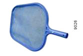 Budget leaf skimmer polyester screen molded into polypropylene frame