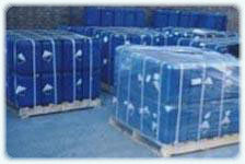 palleted plastic drums