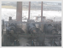 Batch reactive rotating furnace