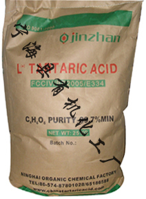 Powdered anticaking L(+) Tartaric acid