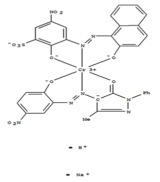 CAS:70815-17-7|C.I.酸性棕283的分子结构