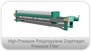 High Pressure Polypropylene Diaphragm Pressure Filter