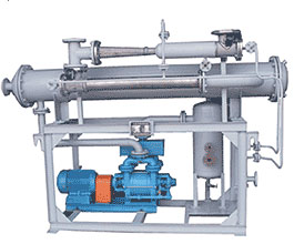 Water vapor jet pump- water-ring pump serial unit