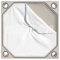 Cloth embedded type filter plate