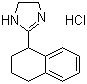 Tetrahydrozoline hydrochloride, 2-Tetralin-1-yl-4,5-dihydro-1H-imidazole hydrochloride CAS #: 522-48-5