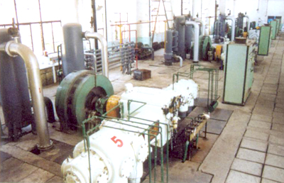 Production plant of gas separation