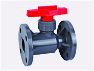 UPVC flange ball valve
