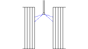 Unilateral two-way cleaning