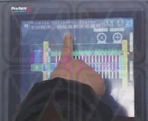 Man-machine interface (touch screen Machine quality) control system