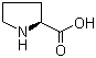 L-Proline, 2-Pyrrolidinecarboxylic acid, L(-)-Proline, CAS #: 147-85-3