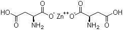 Zinc dihydrogen di-L-aspartate, L-Aspartic acid zinc salt, Zinc (3S)-3-amino-4-hydroxy-4-oxobutanoate, CAS #: 36393-20-1