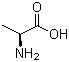L-Alanine, L-2-Aminopropanoic acid, Ala, CAS #: 56-41-7