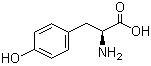 L-Tyrosine, 2-Amino-3-(4-hydroxyphenyl)-propanoic acid, 3-(4-Hydroxyphenyl)-L-alanine, Tyr, CAS #: 60-18-4