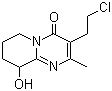3-(2-chloroethyl)-6,7,8,9-tetrahydro-9-hydroxy-2-methyl-4H-pyrrido[1,2-a]-pyrimidin-4-one (CMHTP)