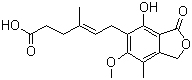 Mycophenolic acid , 6-(1,3-Dihydro-7-hydroxy-5-methoxy-4-methyl-1-oxoisobenzofuran-6-yl)-4-methyl-4-hexanoic acid, 6-(4-Hydroxy-6-methoxy-7-methyl-3-oxo-5-phthalanyl)-4-methyl-4-hexenoic acid CAS #: 24280-93-1 - Chemicals from China: intermediates, biochemicals, agrochemicals, flavors, fragrants, additives, reagents, dyestuffs, pigments, suppliers.
