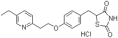 Pioglitazone hydrochloride, [5-[[4-[2-(5-Ethyl-2-pyridinyl)ethoxy]phenyl]methyl]-2,4-] thiazolidinedione hydrochloride CAS #: 112529-15-4 - Chemicals from China: intermediates, biochemicals, agrochemicals, flavors, fragrants, additives, reagents, dyestuffs, pigments, suppliers.