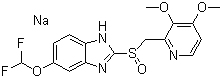 Pantoprazole sodium, 5-(Difluoromethoxy)-2-(((3,4-dimethoxy-2-pyridinyl)methyl) sulfinyl)-1H-benzimidazole sodium CAS #: 138786-67-1 - Chemicals from China: intermediates, biochemicals, agrochemicals, flavors, fragrants, additives, reagents, dyestuffs, pigments, suppliers.